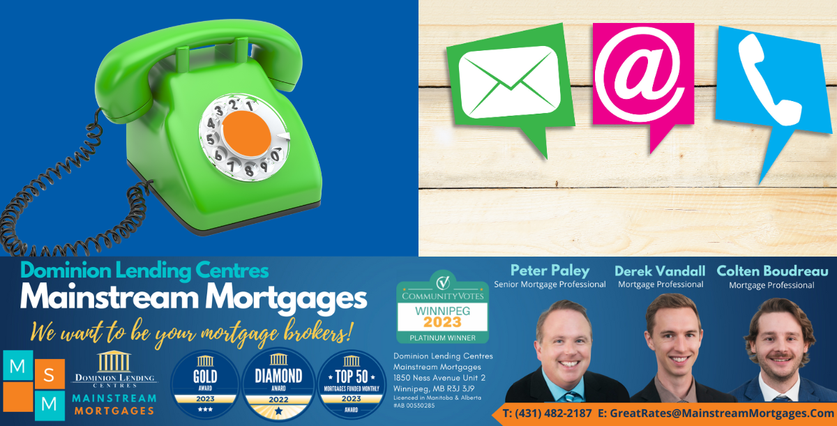 Contact The Mainstream Mortgage Team banner