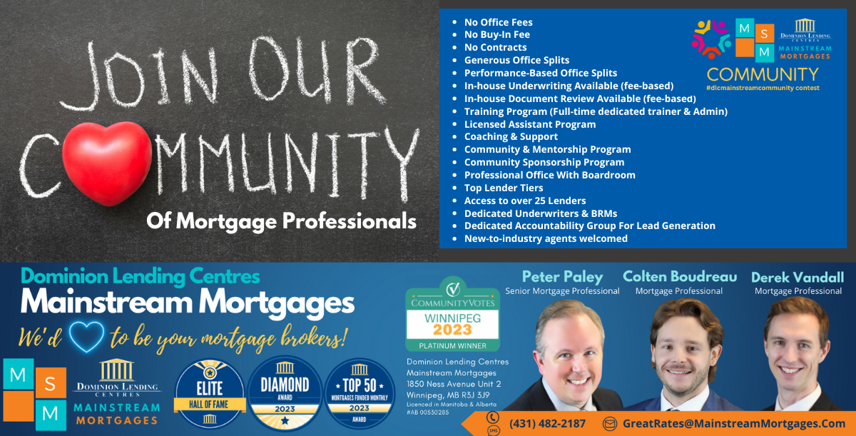 JOIN OUR COMMUNITY OF MORTGAGE PROFESSIONALS banner