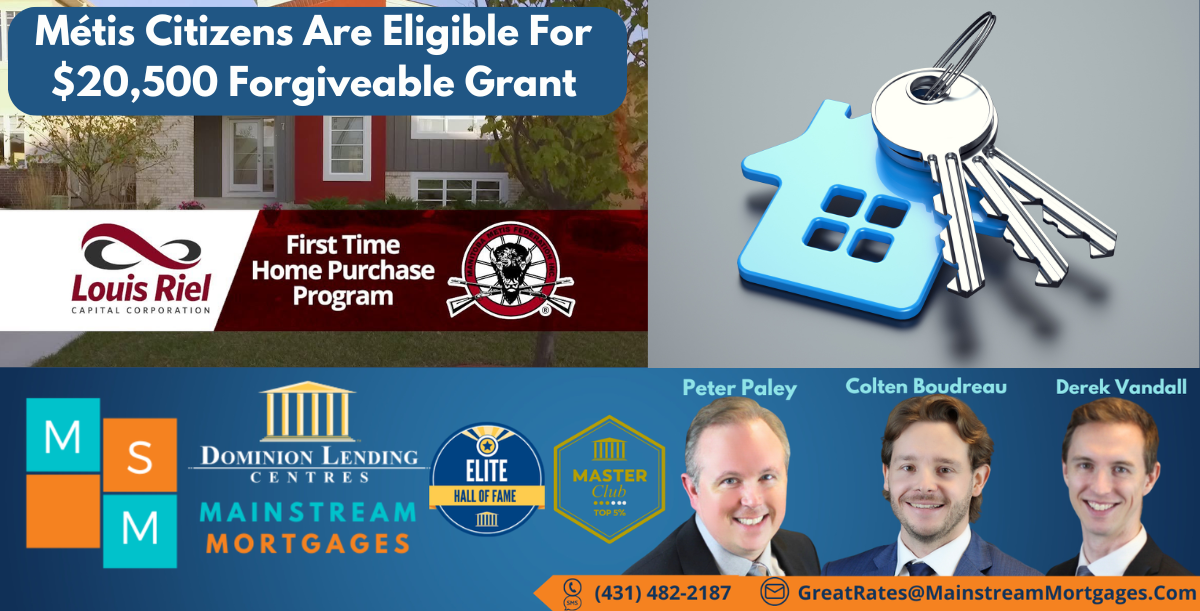 Manitoba Metis Federation – First Time Home Purchase Program Grant up to $20,500 banner