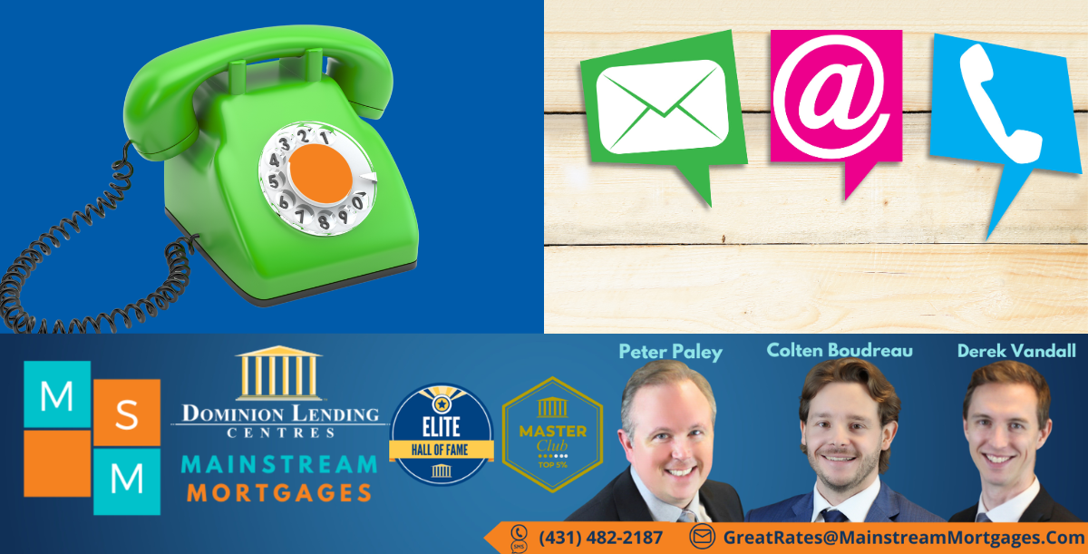 Contact The Mainstream Mortgage Team banner