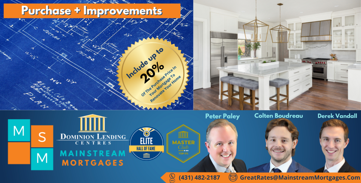 PURCHASE PLUS IMPROVEMENTS MORTGAGES banner